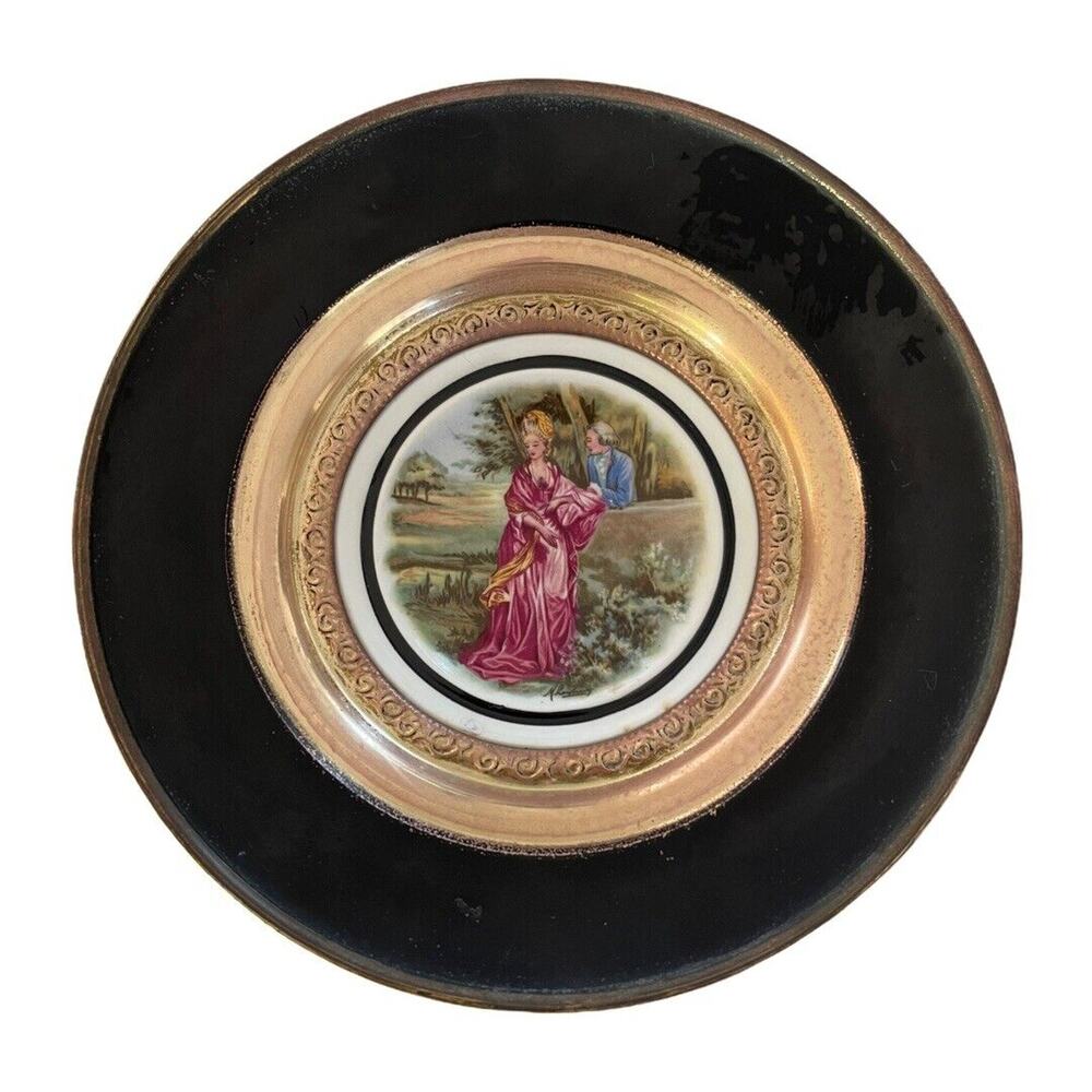 Vintage Regency Bone China in Copper Dish